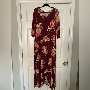 Floral maxi dress